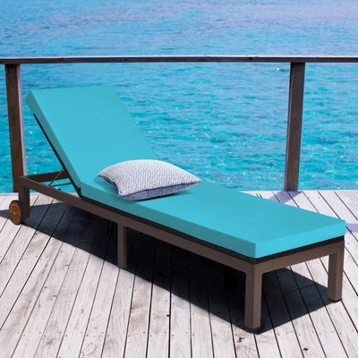 Tangkula 2PC Adjustable Patio Rattan Recliner Chaise Lounge Chair W/ Cushion Wheels 2 Tangkula 2PC Adjustable Patio Rattan Recliner Chaise Lounge Chair W/ Cushion Wheels - Image 2