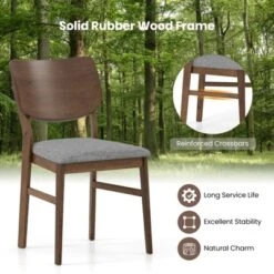 Tangkula Dining Chairs Set Of 4 W/ Rubber Wood Frame Padded Seat Curved Back Living Room 16 Tangkula Dining Chairs Set Of 4 W/ Rubber Wood Frame Padded Seat Curved Back Living Room -Tangkula Shop GUEST 03834c9c fea6 490c af7f 9d6546dd1f95