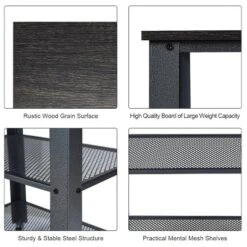 Tangkula Kitchen Utility Cart Industrial Coffee End Table W/Wheels Black/Silver 12 Tangkula Kitchen Utility Cart Industrial Coffee End Table W/Wheels Black/Silver -Tangkula Shop GUEST 03f8d056 34db 4d66 a027 ffb8146d2f04