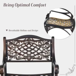 Tangkula 3-Piece Cast Aluminum Patio Bistro Set with Umbrella Hole 13 Tangkula 3-Piece Cast Aluminum Patio Bistro Set with Umbrella Hole -Tangkula Shop GUEST 065253b2 d65f 428c 901b 5e07aa02603d