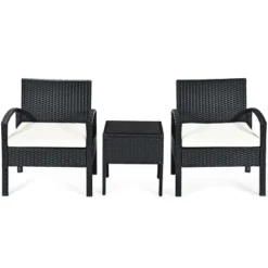Tangkula 3 Pieces Patio Set Outdoor Wicker Rattan Furniture W/ Cushions 12 Tangkula 3 Pieces Patio Set Outdoor Wicker Rattan Furniture W/ Cushions -Tangkula Shop GUEST 0747d272 2ce5 4beb 9161 693fda39ffb3 1