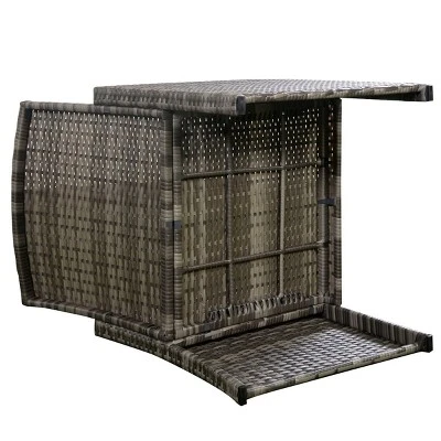 Tangkula 4PCS Outdoor Furniture Set Chairs Coffee Table Patio Garden Set Mix Gray 7 Tangkula 4PCS Outdoor Furniture Set Chairs Coffee Table Patio Garden Set Mix Gray - Image 7