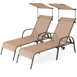 Tangkula Set Of 2 Heavy-Duty Chaise Lounge 5-Level Adjustable Patio Recliner Canopy 7 Tangkula Set Of 2 Heavy-Duty Chaise Lounge 5-Level Adjustable Patio Recliner Canopy -Tangkula Shop GUEST 08c41bfe 32cf 44bd 903e 4a60c2445d69