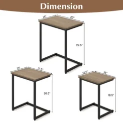 Tangkula 3 Pcs Nesting Coffee End Table Set Stacking Side Nightstand Living Room 17 Tangkula 3 Pcs Nesting Coffee End Table Set Stacking Side Nightstand Living Room -Tangkula Shop GUEST 08fb9007 026b 43c4 9d47 79bb6f873c1e
