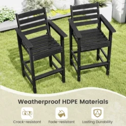 Tangkula Patio Bar Stools Set Of 4 Tall Adirondack Chair W/ Backrest Armrests & Footrests 15 Tangkula Patio Bar Stools Set Of 4 Tall Adirondack Chair W/ Backrest Armrests & Footrests -Tangkula Shop GUEST 09ce67ff 1da0 4849 ba68 f5a6827eb5c4