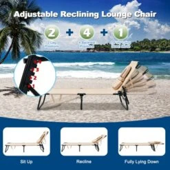 Tangkula Outdoor Folding Beach Chaise Lounge Chair - Adjustable 5-Position Recliner 16 Tangkula Outdoor Folding Beach Chaise Lounge Chair - Adjustable 5-Position Recliner -Tangkula Shop GUEST 0c09fecb 3911 4534 a4f9 12683df03f7a