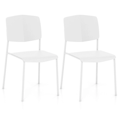 Tangkula Dining Chair Set Of 2 W/Ergonomic Backrest & Wide Seat Stackable Kitchen Chairs 8 Tangkula Dining Chair Set Of 2 W/Ergonomic Backrest & Wide Seat Stackable Kitchen Chairs - Image 8