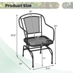 Tangkula 4-Piece Patio Rocking Chair Set with Breathable Metal Mesh 17 Tangkula 4-Piece Patio Rocking Chair Set with Breathable Metal Mesh -Tangkula Shop GUEST 0e2000a6 0406 4e6b ad10 b7b54ed954b7 1