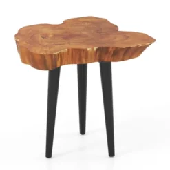 Tangkula Teak Wood End Table Solid Live Edge Outdoor Side Table W/ Irregular Tabletop 19 Tangkula Teak Wood End Table Solid Live Edge Outdoor Side Table W/ Irregular Tabletop -Tangkula Shop GUEST 0e9c4dc1 060b 4ca3 8f06 db3ebea63f7d
