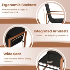 Tangkula 4 PCS Outdoor Dining Chairs Patio Furniture Chair W/ Breathable Seat & Backrest 13 Tangkula 4 PCS Outdoor Dining Chairs Patio Furniture Chair W/ Breathable Seat & Backrest -Tangkula Shop GUEST 0f2a7625 fb81 4b2f b68a f37da9a31eef