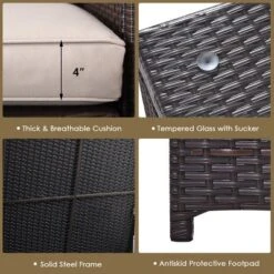 Tangkula 5-Piece Outdoor Patio Set with 50,000 BTU Propane Fire Pit 16 Tangkula 5-Piece Outdoor Patio Set with 50,000 BTU Propane Fire Pit -Tangkula Shop GUEST 1264a1a4 fa43 4707 a829 e74012348e90 1