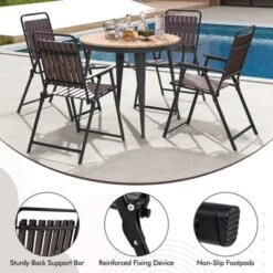Tangkula 4-Piece Portable Patio Folding Chairs with Heavy-Duty 400 lbs Capacity 12 Tangkula 4-Piece Portable Patio Folding Chairs with Heavy-Duty 400 lbs Capacity -Tangkula Shop GUEST 1376f2a9 0fa0 4c8d a972 526887baadd3