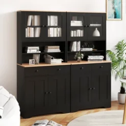 Tangkula Pantry Cabinet 67" Tall Kitchen Floor Cabinet W/ 2 Removable Shelves 2 Drawers 12 Tangkula Pantry Cabinet 67" Tall Kitchen Floor Cabinet W/ 2 Removable Shelves 2 Drawers -Tangkula Shop GUEST 13c312c3 0a74 4308 b0e8 020f5127489f