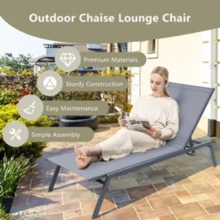 Tangkula Patio 6-Position Adjustable Lounge Chair Outdoor Reclining Chair Poolside 12 Tangkula Patio 6-Position Adjustable Lounge Chair Outdoor Reclining Chair Poolside -Tangkula Shop GUEST 14c383ab 3785 481a a0ff 167821f232a0