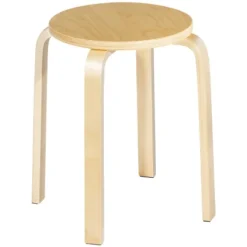 Tangkula 4-set Stacking Stool Birch Natural Wood 18" Round Dining Chair Backless 9 Tangkula 4-set Stacking Stool Birch Natural Wood 18" Round Dining Chair Backless -Tangkula Shop GUEST 14d1a53f f91a 40c6 84d8 a4269e491b24