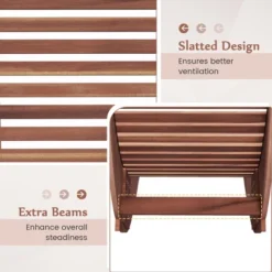 Tangkula Set Of 2 Acacia Wood Patio Chaise Lounge Chair Outdoor Rocking Chair W/ Slatted Design 18 Tangkula Set Of 2 Acacia Wood Patio Chaise Lounge Chair Outdoor Rocking Chair W/ Slatted Design -Tangkula Shop GUEST 14e70761 166f 4fbc b077 1eab9d02ff42