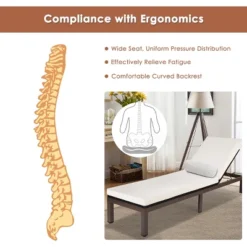 Tangkula 2PCS Patio Adjustable Rattan Recliner Chaise Lounge Chair W/ Cushion Wheels 13 Tangkula 2PCS Patio Adjustable Rattan Recliner Chaise Lounge Chair W/ Cushion Wheels -Tangkula Shop GUEST 15257ff7 26fd 45c5 aab8 3b2c37b2cb13