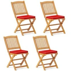 Tangkula Patio Folding Chair Set Of 4 Portable Acacia Wood Dining Chairs With High Back & Seat Cushions Beige/Navy/Red 21 Tangkula Patio Folding Chair Set Of 4 Portable Acacia Wood Dining Chairs With High Back & Seat Cushions Beige/Navy/Red -Tangkula Shop GUEST 1538db02 323c 4a56 ac62 aceb5906e938