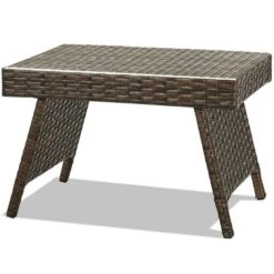 Tangkula Outdoor Wicker Folding Side Table - Portable Rattan Patio Coffee Table 11 Tangkula Outdoor Wicker Folding Side Table - Portable Rattan Patio Coffee Table -Tangkula Shop GUEST 15bad4f5 ab1f 4a3c 85a5 5f7f5027f739