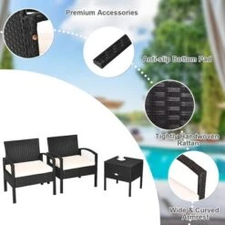 Tangkula 3-Piece Outdoor Rattan Conversation Set with Storage Coffee Table 11 Tangkula 3-Piece Outdoor Rattan Conversation Set with Storage Coffee Table -Tangkula Shop GUEST 17999a71 b08c 4bea 97f0 d6a82d76d597