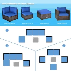 Tangkula 6-Piece Modular Rattan Patio Furniture Set with Cushioned Sofa and Ottoman 18 Tangkula 6-Piece Modular Rattan Patio Furniture Set with Cushioned Sofa and Ottoman -Tangkula Shop GUEST 1913b310 cec6 4ec0 8140 30da2869e4f2