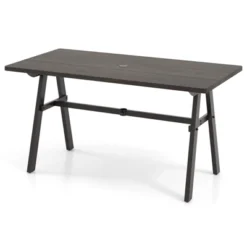 Tangkula 59" X 29.5" Rectangle Rustproof Patio Dining Table W/ 1.93" Umbrella Hole 9 Tangkula 59" X 29.5" Rectangle Rustproof Patio Dining Table W/ 1.93" Umbrella Hole -Tangkula Shop GUEST 1935dbc9 b430 419f 9cf0 8ab97376fe4d