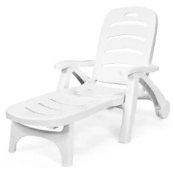 Tangkula Outdoor Chaise Lounge Chair 5-Position Folding Recliner For Beach Poolside Backyard -Tangkula Shop GUEST 195a4baa e5e6 45b3 ad10 9bac83b04397