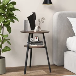 Tangkula 2-tier Accent Coffee Tea Table Nightstand Bedside Table W/ Storage Shelf 9 Tangkula 2-tier Accent Coffee Tea Table Nightstand Bedside Table W/ Storage Shelf -Tangkula Shop GUEST 1aeda4b7 5c39 4184 95a1 e9e88383fb67