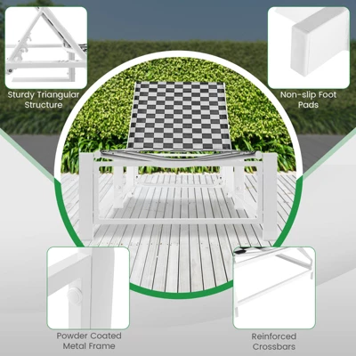 Tangkula Patio Chaise Lounge Chair Outdoor Aluminum Adjustable 5-Position Recliner With Wheel For Garden Yard Pool 3 Tangkula Patio Chaise Lounge Chair Outdoor Aluminum Adjustable 5-Position Recliner With Wheel For Garden Yard Pool - Image 3