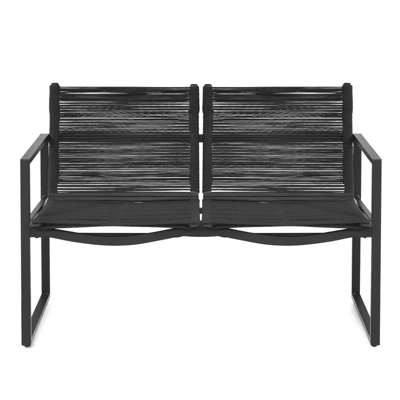 Tangkula 4 PCS Patio Furniture Sofa Set Loveseat Coffee Table For Backyard Balcony & Poolside 5 Tangkula 4 PCS Patio Furniture Sofa Set Loveseat Coffee Table For Backyard Balcony & Poolside - Image 5