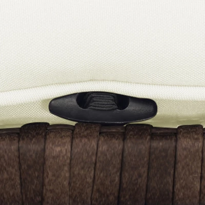 Tangkula 5-Piece Rattan Patio Furniture Set with 2 Ottomans and Coffee Table 6 Tangkula 5-Piece Rattan Patio Furniture Set with 2 Ottomans and Coffee Table - Image 6