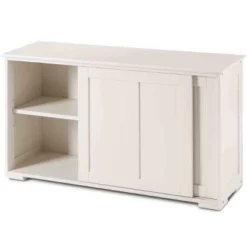 Tangkula Wood Buffet Cupboard Kitchen Storage Cabinet Sideboard W/ Sliding Door -Tangkula Shop GUEST 1dd95314 93a2 4f25 9a19 4622f0126c6c