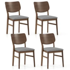 Tangkula Dining Chairs Set Of 4 W/ Rubber Wood Frame Padded Seat Curved Back Living Room 20 Tangkula Dining Chairs Set Of 4 W/ Rubber Wood Frame Padded Seat Curved Back Living Room -Tangkula Shop GUEST 1e53ee25 cadb 4a1a a560 9b21e57d026b