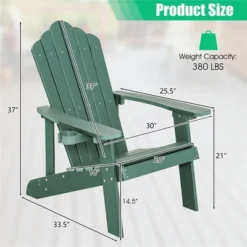 Tangkula 2PCS HIPS Adirondack Chair Set with Hidden Cup Holders 17 Tangkula 2PCS HIPS Adirondack Chair Set with Hidden Cup Holders -Tangkula Shop GUEST 1f530d5c 6279 42cc 8d80 002d88f34f49