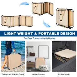 Tangkula Outdoor Folding Beach Chaise Lounge Chair - Adjustable 5-Position Recliner 18 Tangkula Outdoor Folding Beach Chaise Lounge Chair - Adjustable 5-Position Recliner -Tangkula Shop GUEST 1f81456a 68ea 443f 9322 c768f753ad89