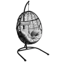 Tangkula Hanging Hammock Chair Egg Swing Chair W/ Seat Cushion Pillow Stand 15 Tangkula Hanging Hammock Chair Egg Swing Chair W/ Seat Cushion Pillow Stand -Tangkula Shop GUEST 1faf0504 1811 4761 a284 cc5206fbcfd9