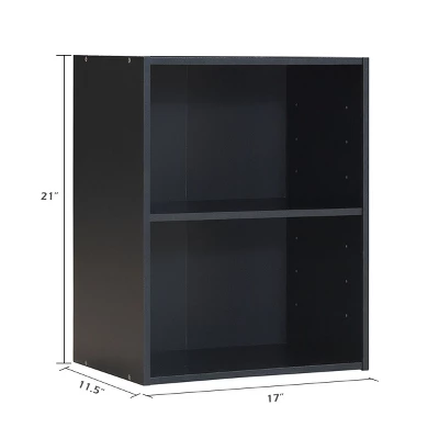 Tangkula 2-Tier Storage Night Stand Open Display Shelf MDF End Table 3 Tangkula 2-Tier Storage Night Stand Open Display Shelf MDF End Table - Image 3