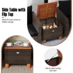 Tangkula 3-Piece Outdoor PE Wicker Bistro Set with Cushions & Storage Table 13 Tangkula 3-Piece Outdoor PE Wicker Bistro Set with Cushions & Storage Table -Tangkula Shop GUEST 215672e5 6ee1 4b9b 810f 38ec24ebea97