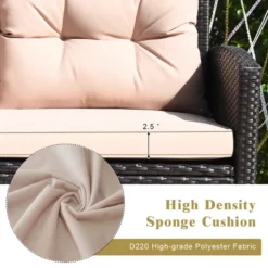 Tangkula Outdoor Rattan Conversation Set 4 Pieces Patio Wicker Chairs 7 Tangkula Outdoor Rattan Conversation Set 4 Pieces Patio Wicker Chairs -Tangkula Shop GUEST 22d5f211 0283 4638 ae71 b38920e24534