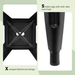 Tangkula 24" Set Of 4 Tolix Style Barstool Counter Height Metal Bar Stool Stackable Chair Black 16 Tangkula 24" Set Of 4 Tolix Style Barstool Counter Height Metal Bar Stool Stackable Chair Black -Tangkula Shop GUEST 23209c59 b8b7 464a 8355 2bf8e09dd7e8