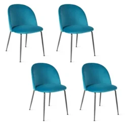 Tangkula Dining Chair Set Of 4 Upholstered Velvet Chair Set W/ Metal Base For Living Room 21 Tangkula Dining Chair Set Of 4 Upholstered Velvet Chair Set W/ Metal Base For Living Room -Tangkula Shop GUEST 23415487 b48e 4a61 a30f fb82fa08597c