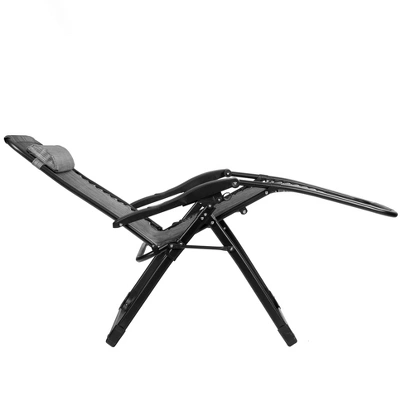 Tangkula Oversized Zero Gravity Lounge Chair with Cup Holder and Adjustable Sunshade 8 Tangkula Oversized Zero Gravity Lounge Chair with Cup Holder and Adjustable Sunshade - Image 8