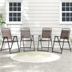 Tangkula 4-Piece Portable Patio Folding Chairs with Heavy-Duty 400 lbs Capacity 11 Tangkula 4-Piece Portable Patio Folding Chairs with Heavy-Duty 400 lbs Capacity -Tangkula Shop GUEST 2411bc72 d22e 468d 9761 08f0f6e1c442