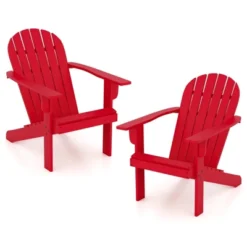 Tangkula Set of 2 Patio Adirondack Chairs with Inclined Seat and Wide Armrests 10 Tangkula Set of 2 Patio Adirondack Chairs with Inclined Seat and Wide Armrests -Tangkula Shop GUEST 241560f7 ac29 4aed bb91 65c2dac4bc89
