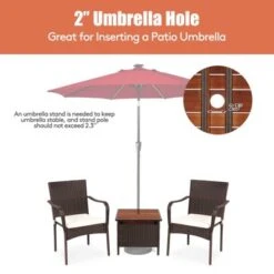 Tangkula 3-Piece Patio Bistro Set with Acacia Wood Coffee Table & Umbrella Hole 13 Tangkula 3-Piece Patio Bistro Set with Acacia Wood Coffee Table & Umbrella Hole -Tangkula Shop GUEST 26fc779b 7ec2 4bc1 8e63 4115dcbfd213