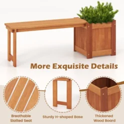 Tangkula 2-in-1 Wooden Garden Bench with Integrated Planter Box 15 Tangkula 2-in-1 Wooden Garden Bench with Integrated Planter Box -Tangkula Shop GUEST 27427609 385e 4fb0 b9d0 3daf288fefc3