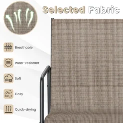 Tangkula Patio Chairs Set of 2 or 4, Ergonomic Outdoor Dining Chairs with Metal Frame -Tangkula Shop GUEST 2807fa3b 96c7 458a 84d2 4d1413cf1d67