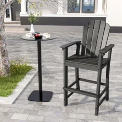 Tangkula 2PCS Outdoor HDPE Bar Stool Tall Adirondack Chair With Armrests And Footrest 30 Inches Counter Height Bar Stool 11 Tangkula 2PCS Outdoor HDPE Bar Stool Tall Adirondack Chair With Armrests And Footrest 30 Inches Counter Height Bar Stool -Tangkula Shop GUEST 289eb4a1 fa97 4765 9a6b 6467873532ca