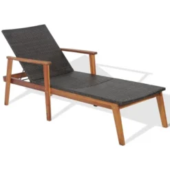 Tangkula Adjustable Patio Rattan Lounge Chair Recliner with Acacia Wood Frame 17 Tangkula Adjustable Patio Rattan Lounge Chair Recliner with Acacia Wood Frame -Tangkula Shop GUEST 29c084fa cee5 4d49 a56c 4f7f2687f1fa