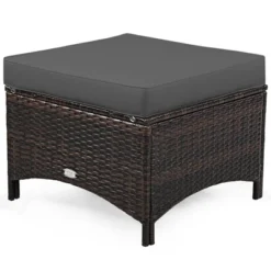 Tangkula 5-Piece Rattan Patio Conversation Set - Outdoor Wicker Sofa with Grey Cushions 18 Tangkula 5-Piece Rattan Patio Conversation Set - Outdoor Wicker Sofa with Grey Cushions -Tangkula Shop GUEST 29e935c0 66d7 4852 8117 1e30b16bdbb5